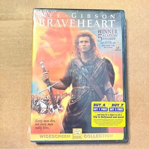 NEW SEALED DVD Braveheart -‎ Mel Gibson - Movie Film